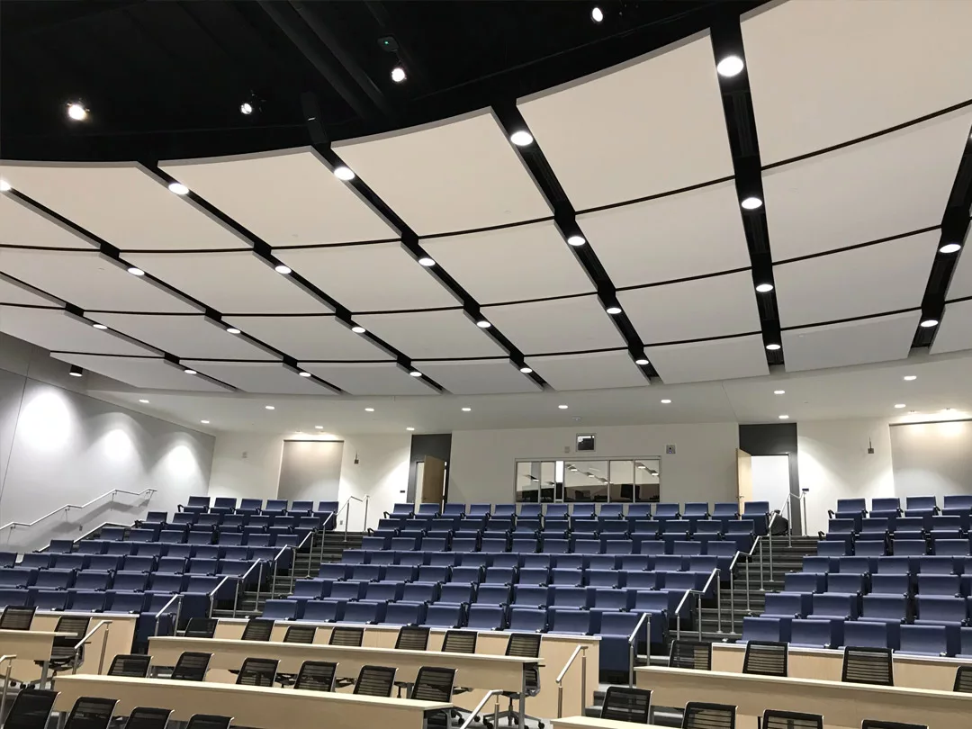 Noise Control Solutions Improve Speech Intelligibility in Company Learning Center